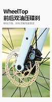 Vélo de route/gravel TWITTER Gravel X Weeltop GEX-13S léger en fibre de carbone avec freins à disque, cadre en aluminium, pour course, sport et ville