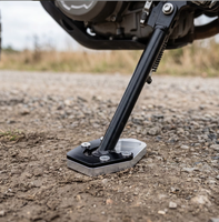 Pour moto Himalayan 450 2024 2025, extension de béquille latérale CNC, agrandisseur de base de béquille
