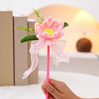 Fleurs artificielles artisanales en coton, matériau sûr et inodore, décoration de Noël, design créatif pour une utilisation en intérieur et en extérieur