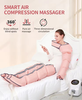 Bottes de massage à récupération de pression d'air Appareil de massage électrique par compression d'air pour le corps, la taille et les jambes.