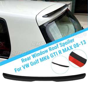 Rear <b>Window</b> Roof Spoiler for VW Golf MK6 GTI R MAX 2008 2009 2010 2011 2012 2013 Car Styling Sun Rain <b>Shade</b> Vent Visor Lip - Product Image 2