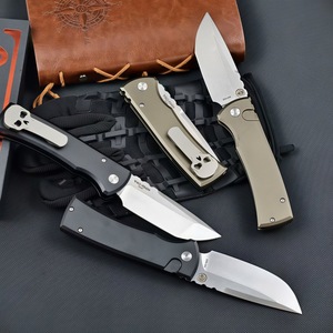 Couteau de poche tactique de survie EDC <span class=keywords><strong>Reden</strong></span> 229 avec lame en acier S35VN et manche en aluminium, couteau pliant pour la chasse avec clip de ceinture - Product Image 2