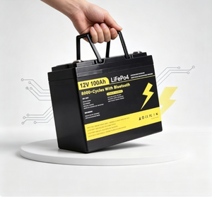 แบตเตอรี่ LiFePO4 12V 100Ah 200Ah จากโปแลนด์ สต็อกในยุโรป เกรด A 8000+ รอบการใช้งาน สำหรับรถบ้าน รถแคมป์ปิ้ง พลังงานแสงอาทิตย์ - Product Image 1