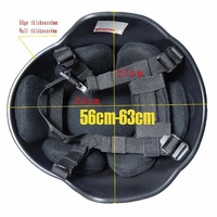 Casque ACH MICH 2000 - Version Spéciale Action - Casque Tactique de Chasse et de Jeu de Guerre avec Coussinets de Protection