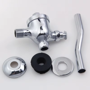 วาล์วกดชักโครกทองเหลืองติดผนังสำหรับห้องน้ำวาล์วชักโครกแบบใช้มือวาล์วควบคุมเชิงพาณิชย์ - Product Image 2