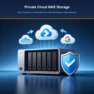 Gestion de photos IA, Stockage cloud privé NAS, Reconnaissance faciale, Album pour animaux de compagnie, Carte de voyage, Stockage réseau intelligent pour la maison - Product Image 2