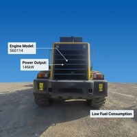 Cargadora Usada de Alta Resistencia y Calidad Premium, 5 Toneladas, Peso Operativo de 16.36 Toneladas, Altura de Descarga de 2.9m, Cucharón Sobredimensionado de 3m³ para Proyectos de Minería y Puertos