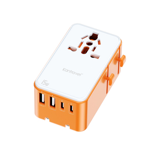 Cargador de Viaje Universal PD Mini Ultrafino OEM ODM Todo en Uno de 15W GaN Tipo C, 250V-110V, Kit Hyted, Adaptador de Carga Rápida - Product Image 2