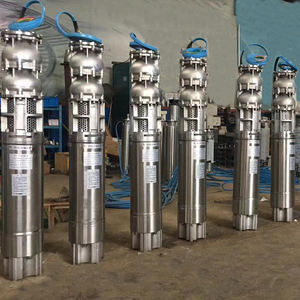 Pompe submersible pour puits profond en acier inoxydable de 4 pouces pour l'irrigation Pompe agricole haute pression avec moteur triphasé - Product Image 5