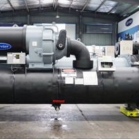 Unité de refroidissement centrifugeuse d'occasion de grande capacité 2982KW R134a, refroidie par eau, pour usage commercial, HVAC, bâtiment industriel