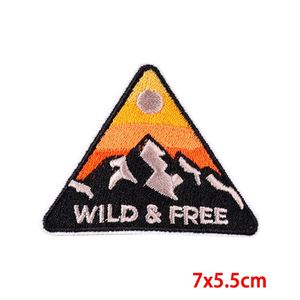 Patchs thermocollants de haute qualité pour vêtements, broderies personnalisées, patchs DIY pour aventures en plein air, vente en gros - Product Image 2