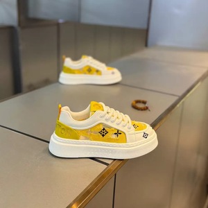 Chaussures de sport décontractées tendance pour hommes, respirantes, en tissu blanc, à lacets, antidérapantes, à semelle épaisse, pour l'extérieur, pour adolescents - Product Image 3