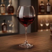 StarLuckINT OEM ODM Verre à vin rouge en cristal transparent avec logo personnalisé, gobelet clair pour la location événementielle, la maison, l'hôtel, la restauration