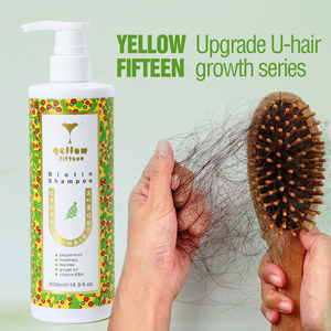 Fabricant de gros Shampooing à la menthe poivrée et au romarin pour la pousse des cheveux Shampooing bio au gingembre et aux cheveux noirs à la biotine pour la pousse des cheveux - Product Image 2