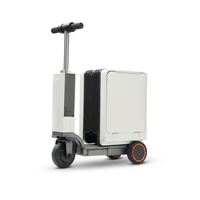 Maleta para Scooter, Moderna, Resistente, Antirrobo, Portátil, Ligera, Resistente al Polvo, Velocidad 8KM/H, Mango Rígido, Carcasa Rígida de Aluminio