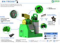 Machine de recyclage automatique de fil de cuivre, granulateur de cuivre pour le recyclage des câbles usagés, certifiée CE