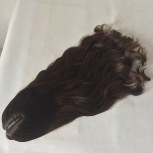 LBT05-<span class=keywords><strong>Peluca</strong></span> de cabello humano ondulado de estilo europeo para <span class=keywords><strong>mujer</strong></span>, postizo de seda, color rubio, 4x4, tejido a mano - Product Image 4