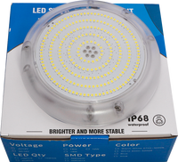Lampe LED RGB étanche IP68 LanVol pour piscine, AC12V 12W/18W, multicolore, télécommande, éclairage sous-marin pour piscine et spa, garantie 2 ans