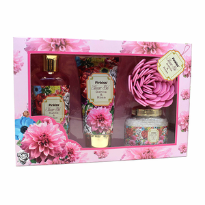 Valentines Day Gift - <strong>Pamper</strong> Your Loved One with Premium Deluxe Spa Gift <strong>Basket</strong> for Women, Cherry Fragrance or Candy - Product Image 1
