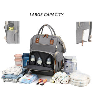 Vendita calda in fabbrica sacco <span class=keywords><strong>a</strong></span> pelo mummia zaino per pannolini borsa per pannolini <span class=keywords><strong>borse</strong></span> per pannolini - Product Image 3