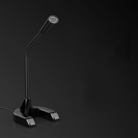 Microphone d'ordinateur de bureau USB pour réduction du bruit de jeu Compatible avec ordinateur portable universel sans pilote