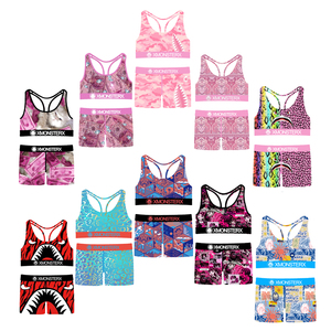 OEM Wholesale Custom ETH <b>Boxers</b> and Bras <b>Polyester</b> Underwear Set Women Bra and Short Girl Women Sets Underwear <b>Boxers</b> - Product Image 5