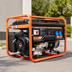 Générateurs à essence 11,88 kVA 9,5 kW 10 kW, modèle de moteur NHD194F, 50/60 Hz, démarrage par lanceur, châssis ouvert, générateurs AC - Product Image 1