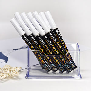 Pennarelli pennarelli bianchi <span class=keywords><strong>pennarello</strong></span> indelebile <span class=keywords><strong>bianco</strong></span> <span class=keywords><strong>acrilico</strong></span> da 0.7mm, pennarelli bianchi per pittura su roccia pietra ceramica vetro legno - Product Image 1