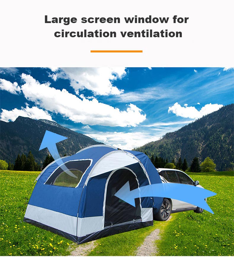 Leisure SUV Folding Outdoor Car Tent For Camping Waterproof SPAKYCE