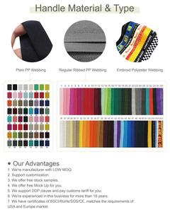 Fabricante de Bolsas de Compra con Logotipo Personalizado, Bolsas Reutilizables Impermeables de Polipropileno Tejido para Supermercados e Intermarchés - Product Image 5