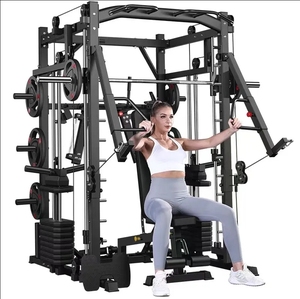 Equipo de Fitness para el Hogar Estructura para Sentadillas Profundas Máquina Smith Casera Jaula de Potencia Multifuncional Rack para Sentadillas y Máquina de Cruce de Poleas - Product Image 1