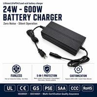 Chargeur de scooter électrique personnalisé 84V 5A 6A pour vélo électrique, chargeur de batterie lithium-ion 20S 72V 5A