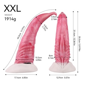 YOCY 12 Inches Big Animal <b>Dildo</b> Realistic Whale Penis Silicone Cock Artificial Animal Penis Female Masturbate Alien Cock <b>Dildo</b> - Product Image 6