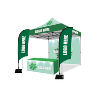 Tente pliante renforcée imperméable 4x4m, toit personnalisé, portable, réglable, stable, facile à monter, gazebo commercial extérieur