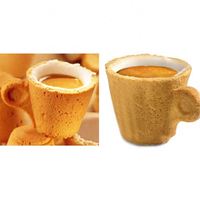 Tasse à café comestible électrique commerciale faisant la Machine Biscuit thé cône tasse boulanger gaufre tasse fabricant