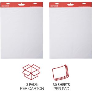 Bloc de Dibujo Autoadhesivo Universal 35603, 25 x 30 cm, Blanco, 30 Hojas sin Rayar (Paquete de 2 Blocs) para Pintura - Product Image 5