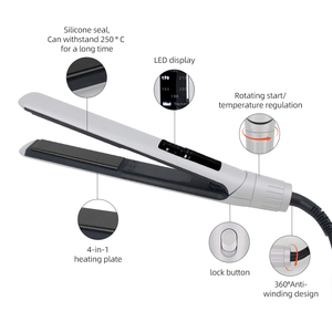EFA Electric Portable Wireless <strong>Mini</strong> Ceramic LED Display Fast Heating USB Rechargeable Flat Iron Private Label <strong>Hair</strong> Hotel - Product Image 2