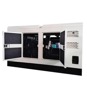 Factory 48kW/60kVA 220V/380V/50Hz Three phase Silent diesel generator set high performance electric start genset by CUMMINS engi