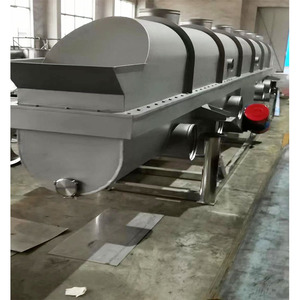 Secador de lecho fluidizado pequeño ZLG para procesamiento de alimentos, sal comestible, ácido cloroacético, características fluidizadas vibratorias, motor PLC de engranaje - Product Image 4