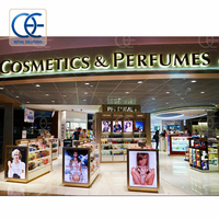 Présentoir de comptoir de parfum Kiosque d'affichage de parfum Cabinet d'affichage de parfum pour la parfumerie à chaînes Design de magasin entier