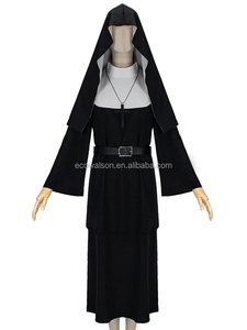 Costumi da suora donna Maria medioevo Cosplay rinascimentale abito Vintage da suora festa di Halloween spettacolo di carnevale Set di abbigliamento - Product Image 2