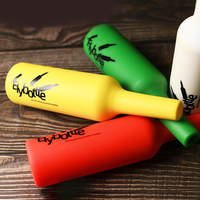 Bouteille d'entraînement en silicone pour barman, bouteille de mixologie, bouteille de lancer en caoutchouc pour barman flair