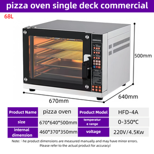 Four à convection électrique de comptoir 4 plateaux 4,5 kW 220 V, mini-four multifonction, état neuf, équipement de boulangerie, modèle <span class=keywords><strong>2022</strong></span> - Product Image 6
