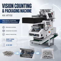 Machine de comptage et d'emballage à haute vitesse avec vision optique, compteur optique de précision pour l'ensachage des anneaux, des clips et des attaches