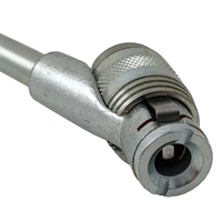 Raccord pneumatique PCL en acier chromé à double clip, extrémité ouverte et fermée, 1/4" NPT, 8mm, nouveau, pour gonfleur d'air, embout de roue, poussoir-tiroir
