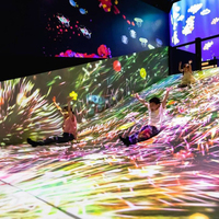 Proyección de diapositivas interactivas Emocionante proyector interactivo 3D Juegos Patio de juegos interior Máquina de juegos Tienda Supermercado