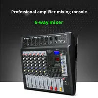 Amplificateur de mixage T-MX série 4 6 8 12 canaux avec lecteurs USB BT, haut-parleurs 8/10/12 pouces pour petites scènes, salles de réunion en extérieur, usage domestique