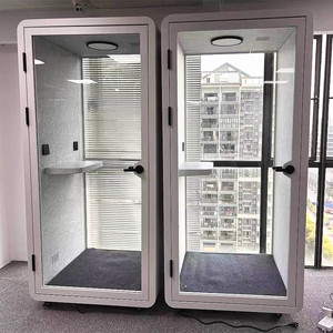 Cabina Acústica Prefabricada para Oficina Móvil con Reducción <span class=keywords><strong>de</strong></span> Ruido <span class=keywords><strong>de</strong></span> 35dB, para Oficina Abierta, <span class=keywords><strong>Sala</strong></span> <span class=keywords><strong>de</strong></span> <span class=keywords><strong>Reuniones</strong></span> y Espacio <span class=keywords><strong>de</strong></span> Concentración Silencioso - Product Image 6