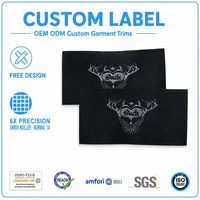 Étiquette en tissu lavable pour vêtements de cyclisme, présentation raffinée pour chemises et polos, étiquette durable pour vêtements, fournisseur d'uniformes