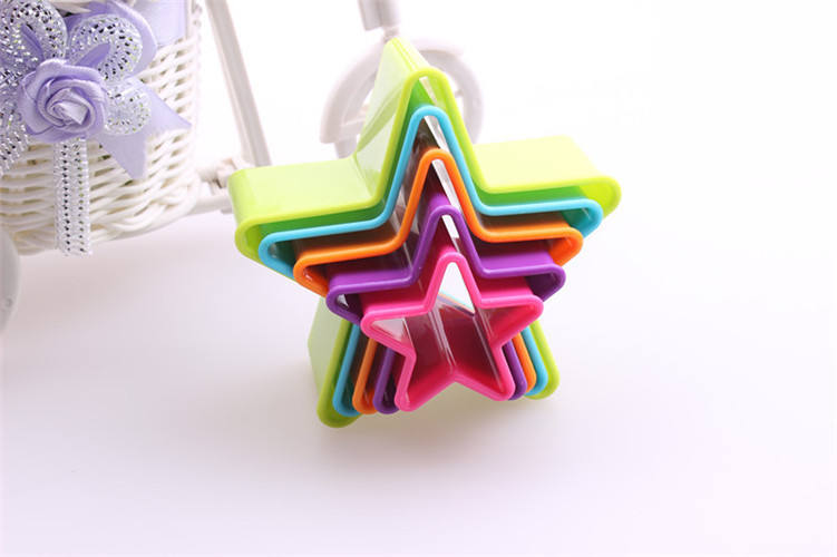 Pointed star 5pcs set